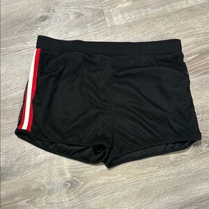 Wild Honey Black and Red Jersey Shorts